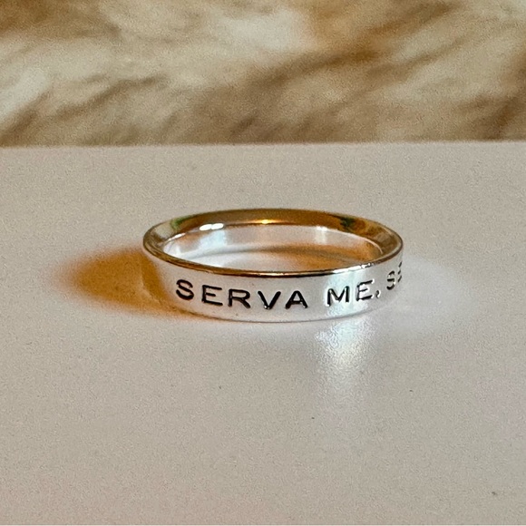 Marc Jacobs Silver Latin Rings - Picture 2 of 7